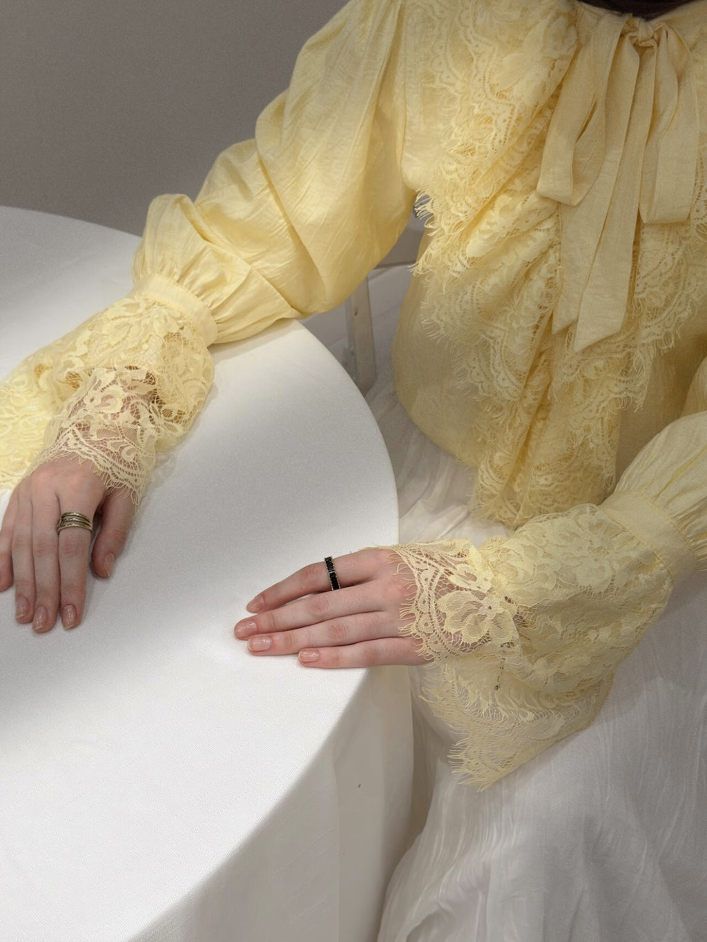 Lace Trim Blouse