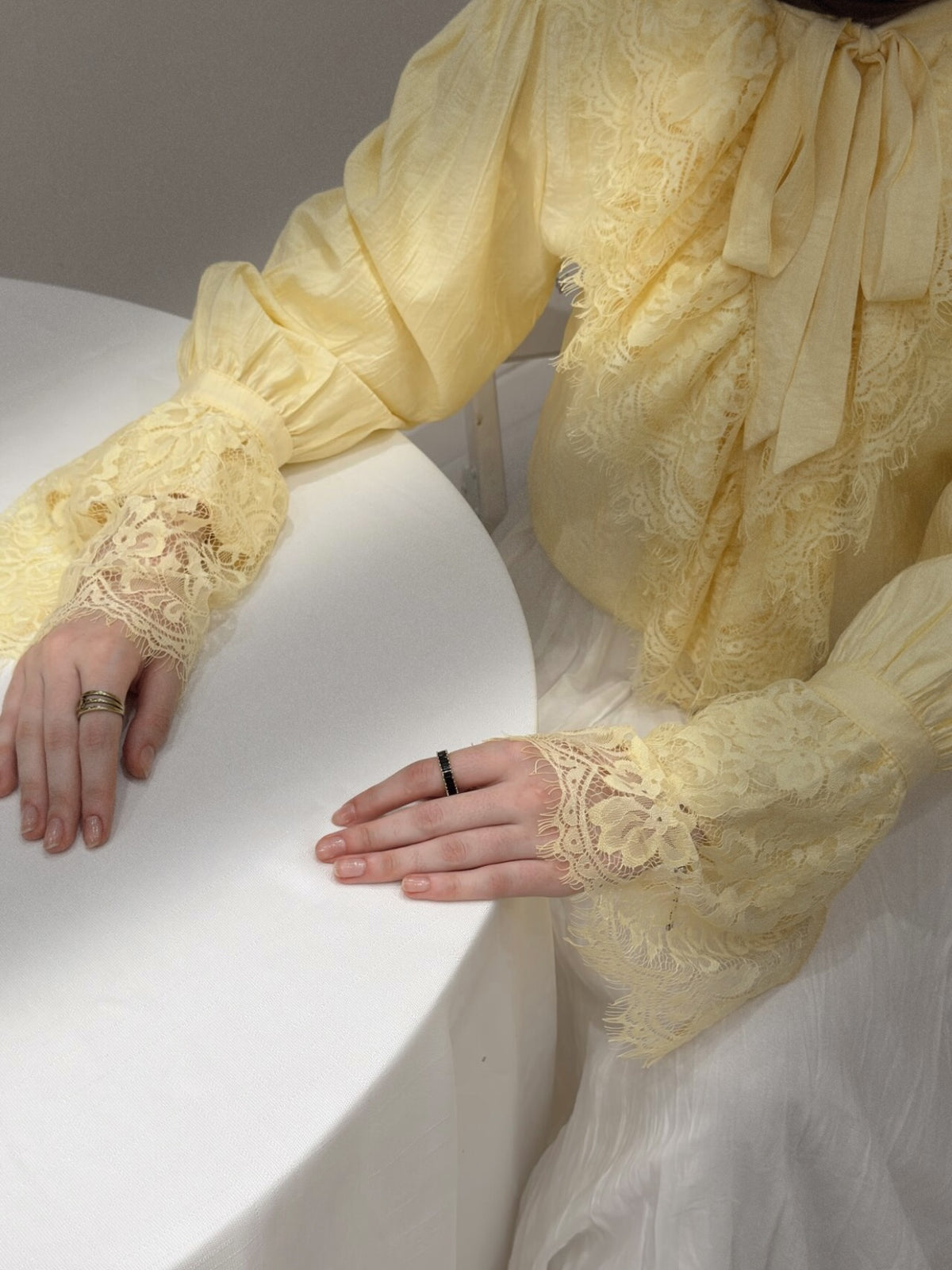 Lace Trim Blouse