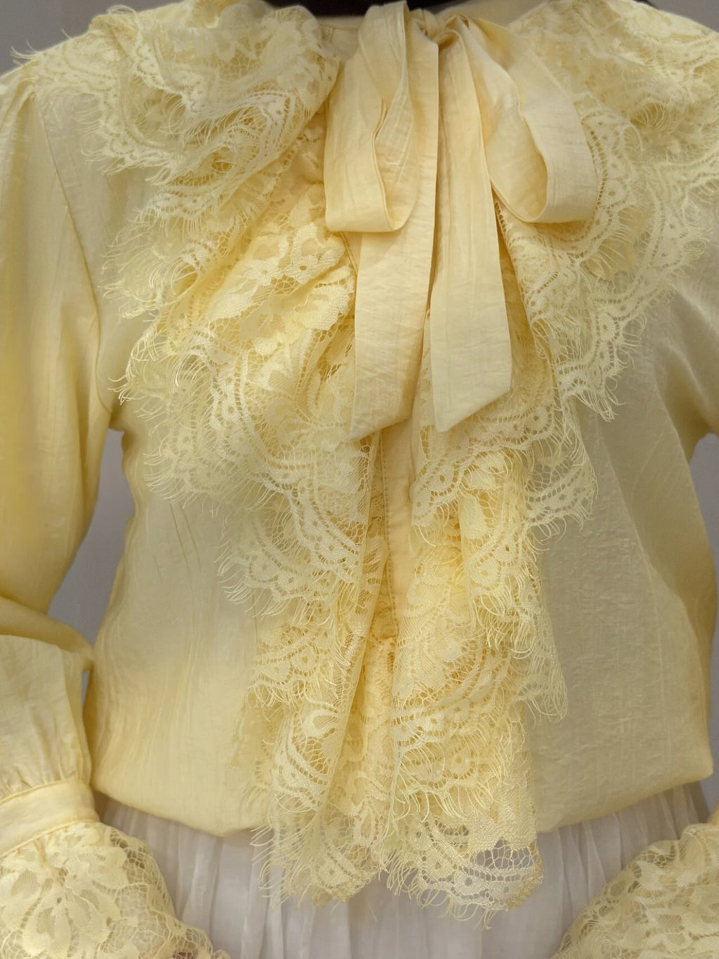 Lace Trim Blouse