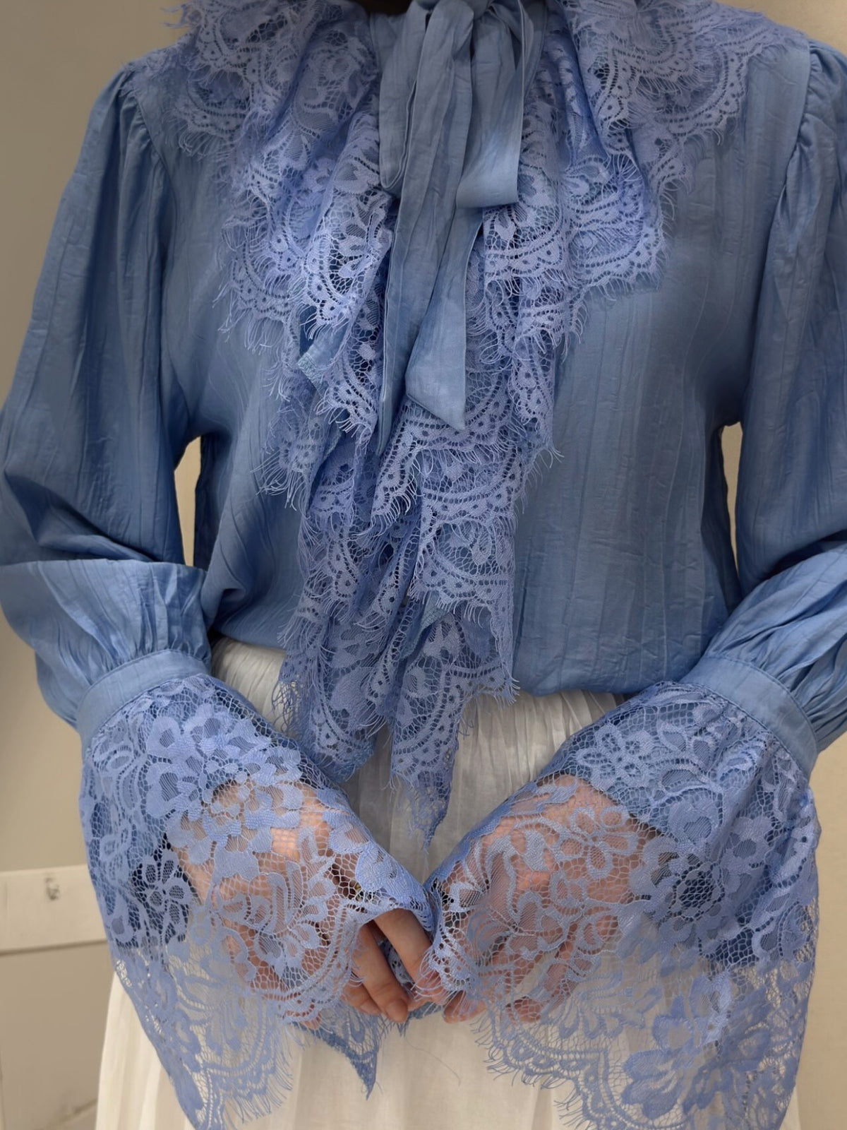Lace Trim Blouse